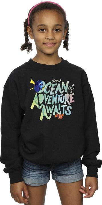 Actual product image Disney Girls Ocean Adventure Sweatshirt (116)