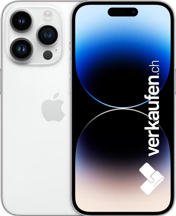 Actual product image verkaufen.ch iPhone 14 Pro Max (128 GB, Silver, 6.70", 48 Mpx, SIM + eSIM, A / Like new)