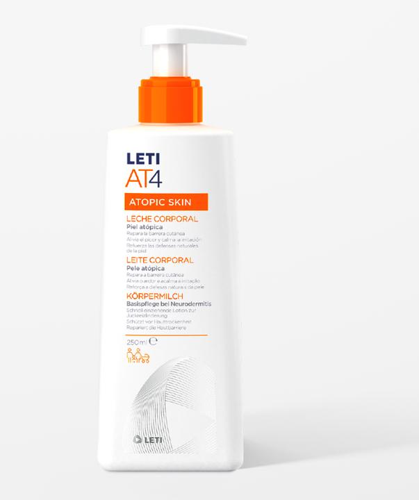 Produktbild Leti LETIAT4 Atopic Skin Körpermilch, 250 ml Creme (Körpermilch, 250 ml)