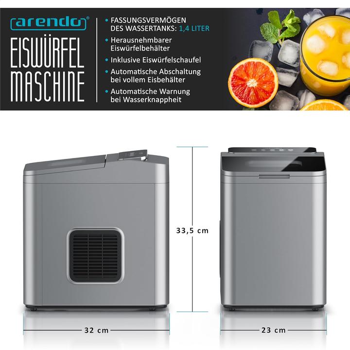 Produktbild Arendo Eiswürfelmaschine