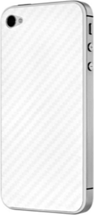 Produktbild Artwizz ScratchStopper Folie Carbon weiss (Rückseite) zu iPhone 4 und 4S (1 Stück, Apple iPhone 4)