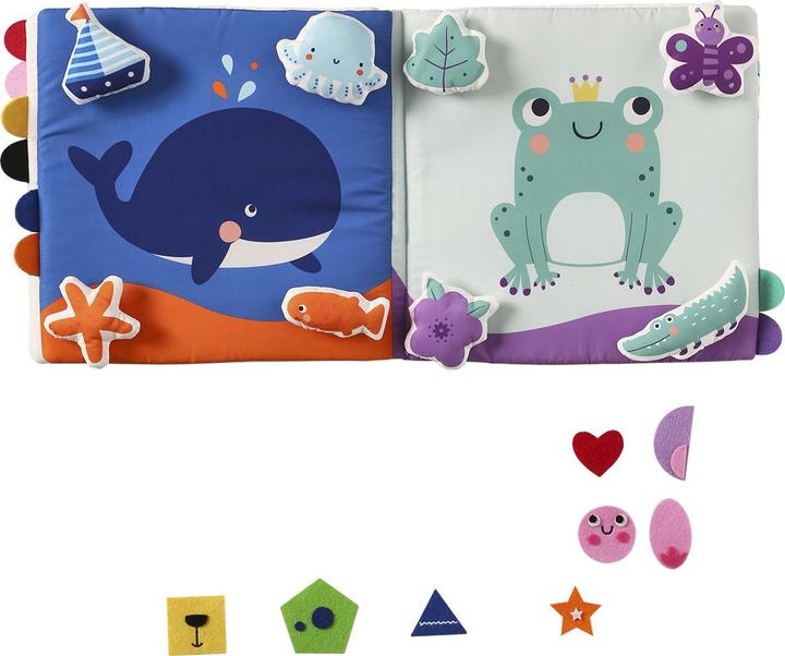 Immagine prodotto Vertbaudet Libro di stoffa con attività per bambini, colori e forme