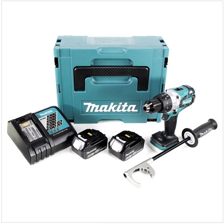Actual product image Makita DDF481RTJ Makpac (Rechargeable battery operated)