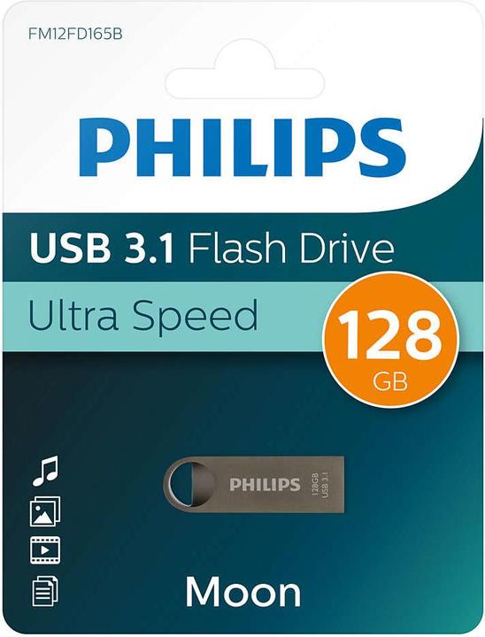 Actual product image Philips Moon (128 GB, USB-A, USB 3.1)