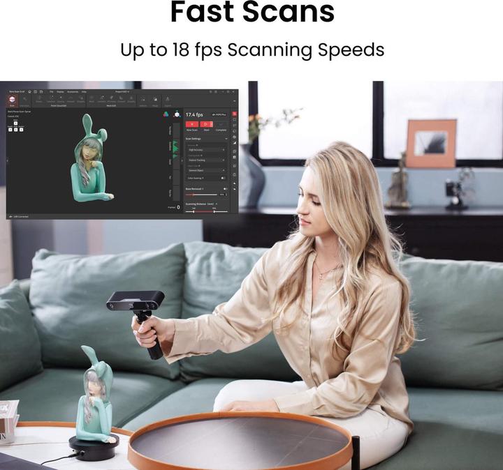 Actual product image Revopoint POP 3 Plus 3D Scanner