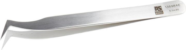 Immagine prodotto Rs Pro Pinzetta in acciaio inossidabile resistente all'acido, angolo di punta, piatta, 120 mm
