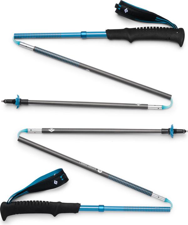 Actual product image Black Diamond Trekkingst?cke Distance Carbon Z (anthrazit/blau, 1 Paar, 110 cm) (110 cm)