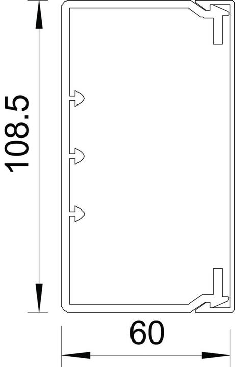 Produktbild OBO Bettermann Kabelkanal (Kabelkanal, 200 cm)