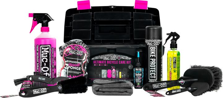 Immagine prodotto Muc-Off Kit Bicicletta Ultimate (1800 ml, Pulitore per biciclette, Detergente per catena, Lubrificante universale, Spugna, Set di cura)