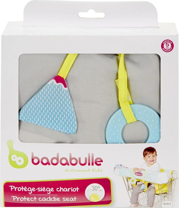 Actual product image Badabulle Seat cover for shopping trolley- Mountain animals (Table seat)