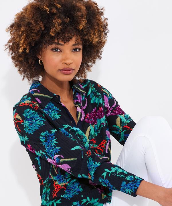 Image du produit Joe Browns Floral Sequinned Crinkle Blouse (40)