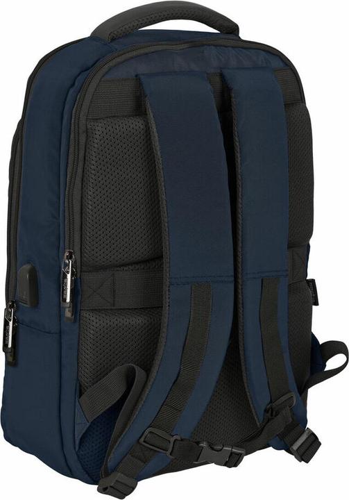 Produktbild Safta Laptop- und Tablet-Rucksack mit USB-Anschluss Business Dunkelblau (29 x 44 x 15 cm)