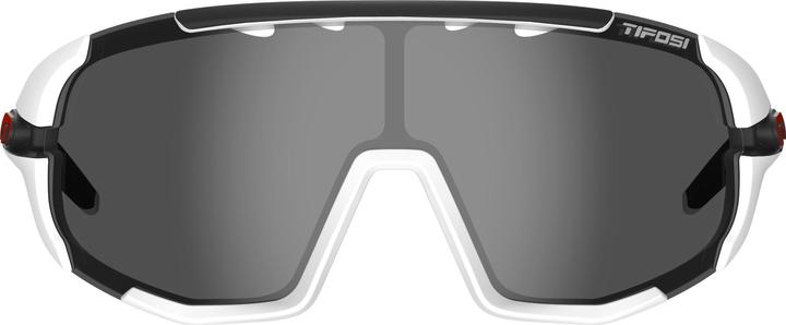 Image du produit Tifosi Optics Lunettes de soleil de traîneau (blanc mat, Fumée, Clear, Ac Red)