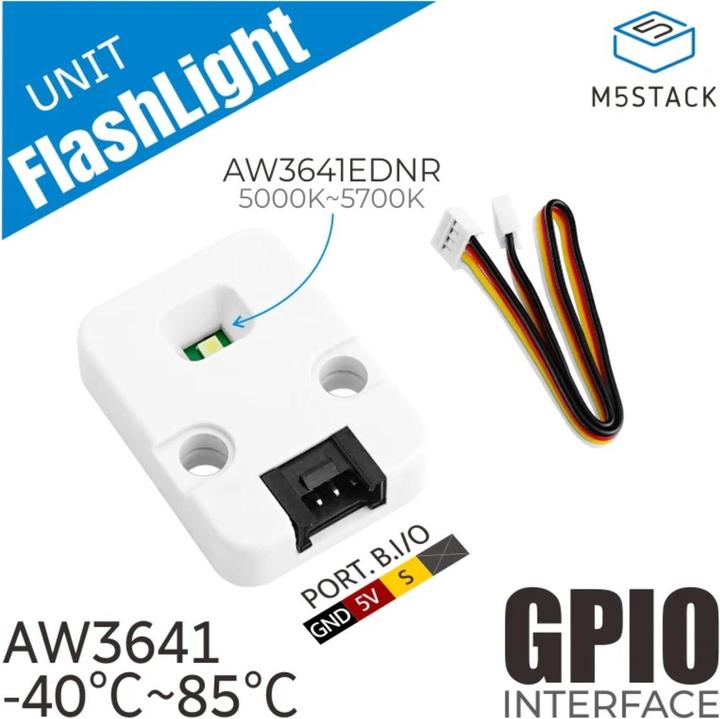 Image du produit M5Stack Unité de lampe torche à LED