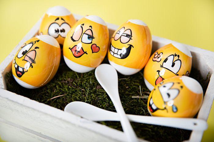 Image du produit Brauns Heitmann Banderole d'oeufs de Pâques Happy Smiles multicolore (1 x)