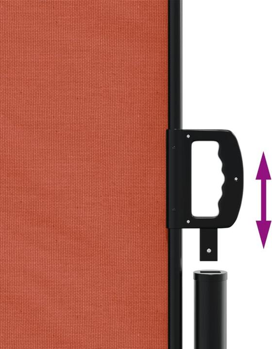 Immagine prodotto VidaXL Tenda laterale estensibile rossa (1.60 m)