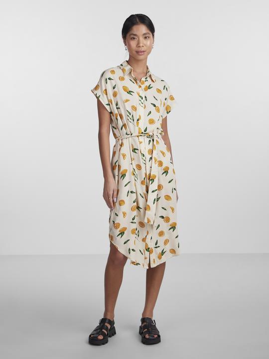 Actual product image Pieces Print blouse dress (S)