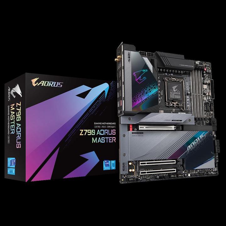 Actual product image Gigabyte Z790 AORUS MASTER (LGA 1700, Intel Z790, E-ATX)
