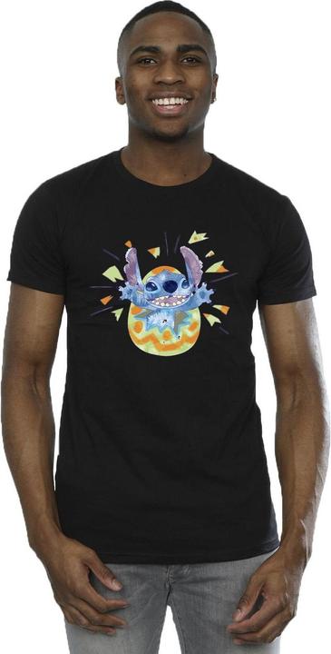 Immagine prodotto Disney Lilo & Stitch Cracking Egg Maglietta Uomo (S)
