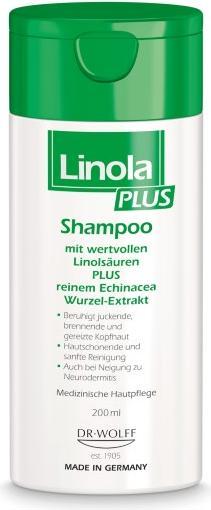 Actual product image Dr. Wolff Linola PLUS Shampoo, 200 ml Shampoo (200 ml, Liquid shampoo)