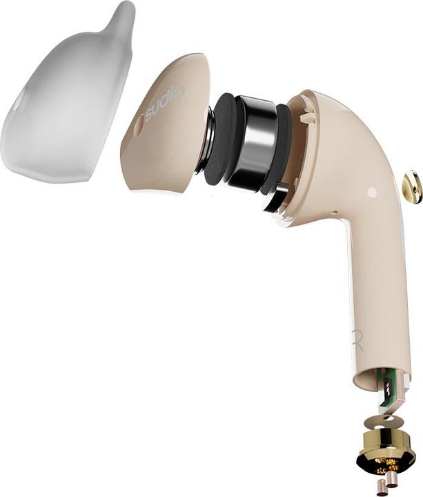 Produktbild Sudio Nio Headset Stereo (TWS) In-ear Calls/Music Bluetooth Sand (20 h, Kabellos)