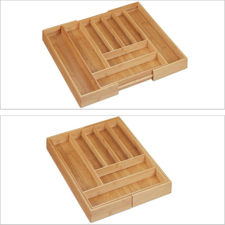 Actual product image Relaxdays Mesh Cutlery Tray L