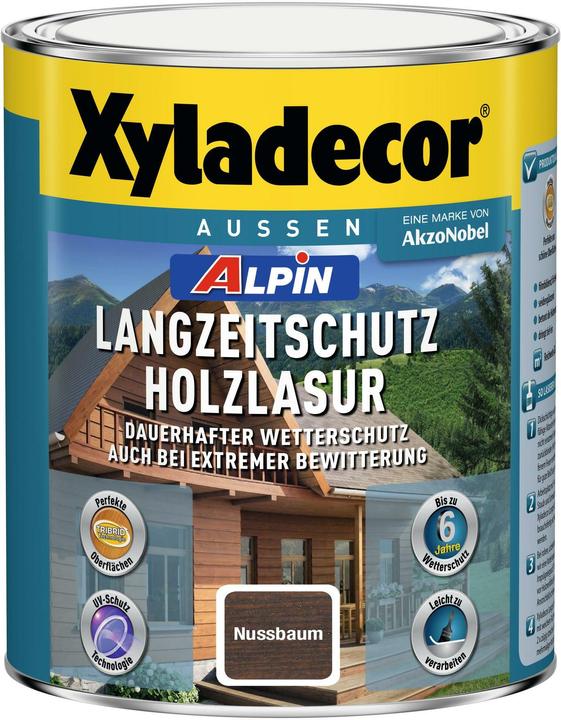 Immagine prodotto Xyladecor Macchia di legno alpina a lunga durata Noce (Noce, 1 l)