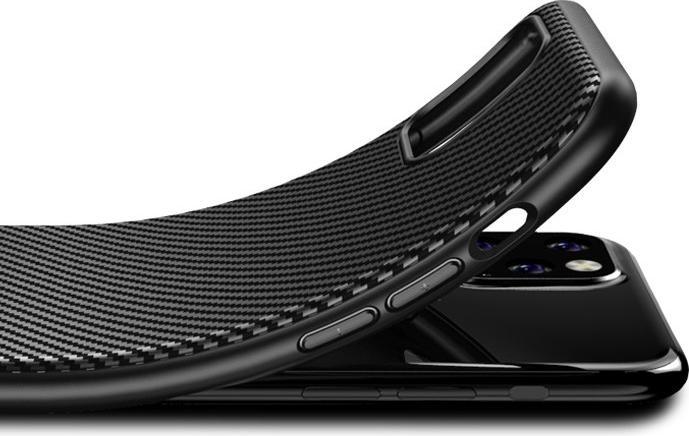 Immagine prodotto Crong Custodia Prestige Carbon Cover per iPhone 11 Pro (nero) (Apple iPhone 11 Pro)