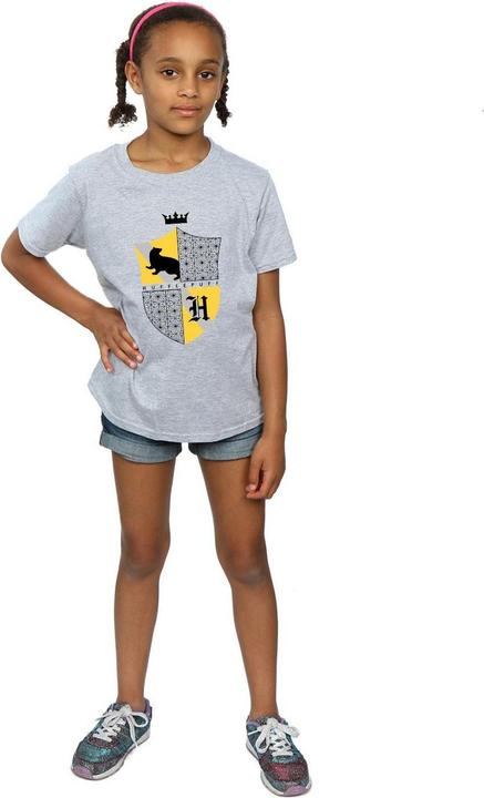 Immagine prodotto Hufflepuff Shield Maglietta Ragazze (140, 146)