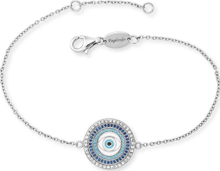 Immagine prodotto Engelsrufer Bracciale Lucky Eye (19 cm, Argento 925, Con pietra/e, Smalto)
