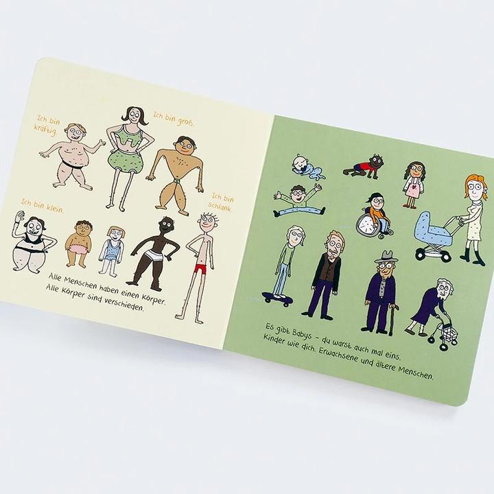 Actual product image Everyone has a bum - My first book about the body (cardboard picture book) (German)