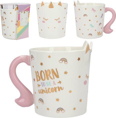 Immagine prodotto Depesche Tazza Unicorno Nata per essere un Unicorno (300 ml)