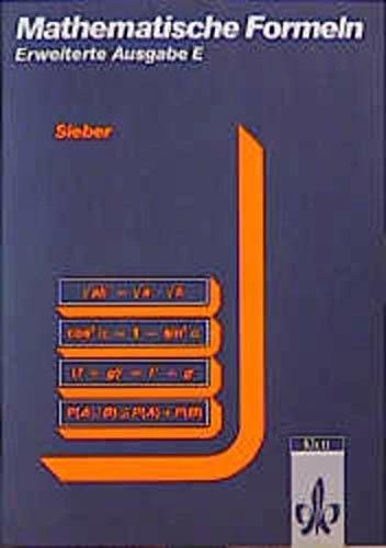 Produktbild Mathematische Formeln. Formelsammlung E (Erweiterte Ausgabe) (Deutsch, Helmut Sieber, 1980)