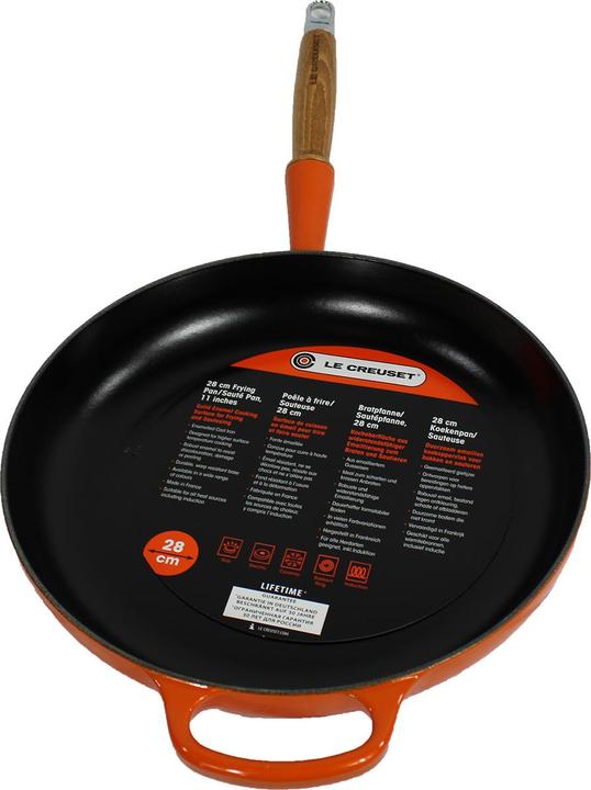 Image du produit Le Creuset Poêle à frire en fonte SIGNATURE Ø 28cm (28 cm, Poêle à frire, Fonte)