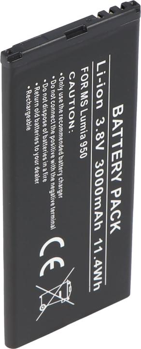 Actual product image Microsoft Lumia 950 battery, Lumia 950DS battery BV-T5E