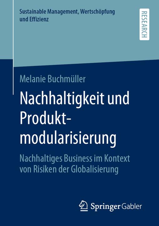 Produktbild Nachhaltigkeit und Produktmodularisierung (Niederländisch, Melanie Buchmüller, 2019)