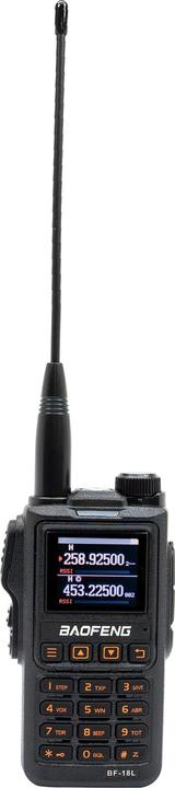 Actual product image Baofeng Portable VHF/UHF radio BF-18L, dual band, 999 CH, 1800 mAh, Scan, Dual Watch, Roger Beep, FM