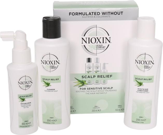 Image du produit Nioxin Scalp Relief System Hair Kit en 3 étapes (500 ml)