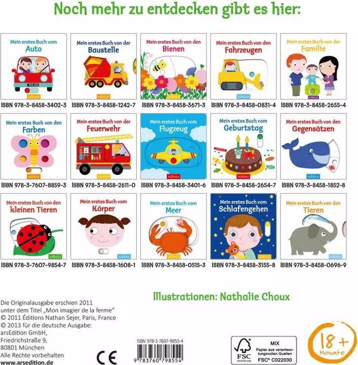 Image du produit Mein erstes Buch vom Bauernhof (Allemand)