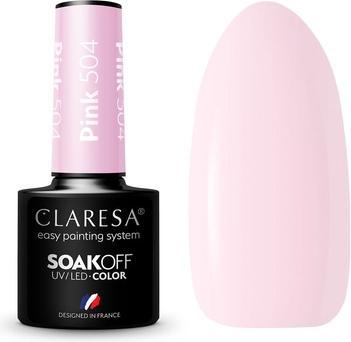 Actual product image Claresa Soak Off UV/LED Pink hybrid polish 504 5g (5 ml)