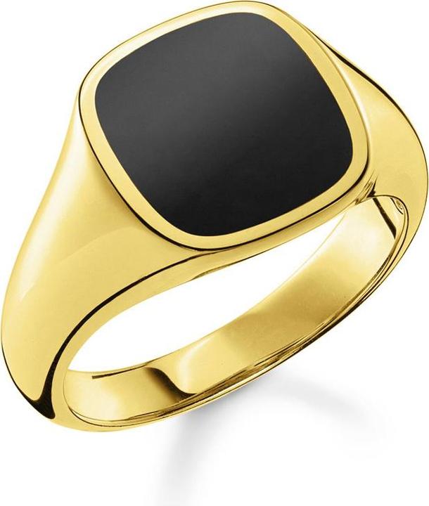 Actual product image Thomas Sabo Ring Classic Black Gold (68, 925 Silver)
