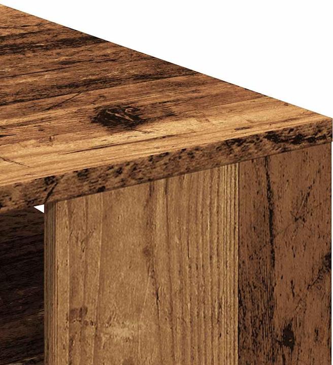 Produktbild VidaXL Couchtisch Beistelltisch Wohnzimmertisch Kaffeetisch Altholz-Optik (55 x 55 x 42 cm)