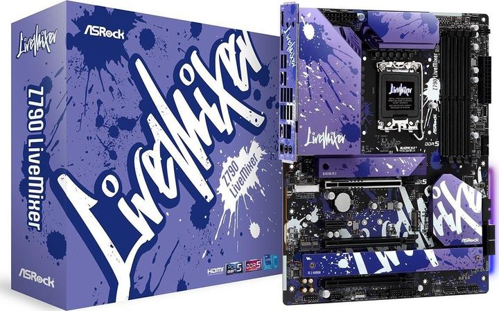 Immagine prodotto AsRock Mixer Z790 Live (LGA 1700, Intel Z790, ATX)