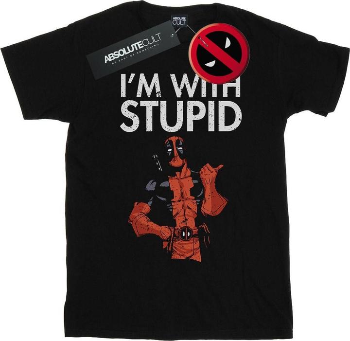 Deadpool I'm With Stupid TShirt (5XL)