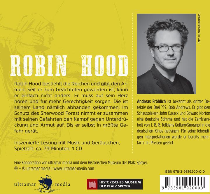 Produktbild Tetzner:Robin Hood,CD (Andreas Fröhlich, Karl Uhlenbrock, Birge Tetzner, Rupert Schellenberger, Deutsch)