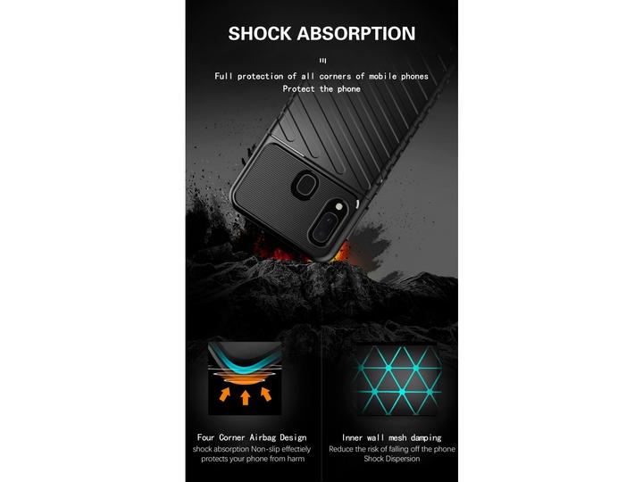 Produktbild Screenguard Samsung Galaxy A20e SpaceCase Impact-Resistant Hülle (Samsung Galaxy A20e)