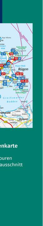 Energy Label Hiking guide Rügen, with Hiddensee and Fischland-Darss-Zingst, 55 tours with