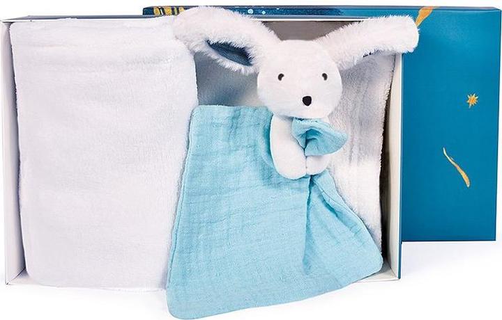 Produktbild Doudou et Compagnie Happy Pop Decke & Schmusetuch,weiss (MQ2)**