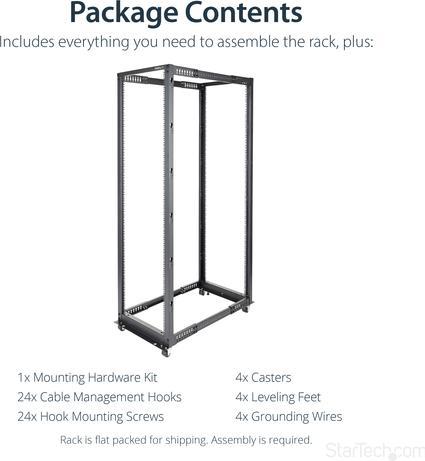 Produktbild StarTech 4-Post (42 HE, 19 Zoll Rack)