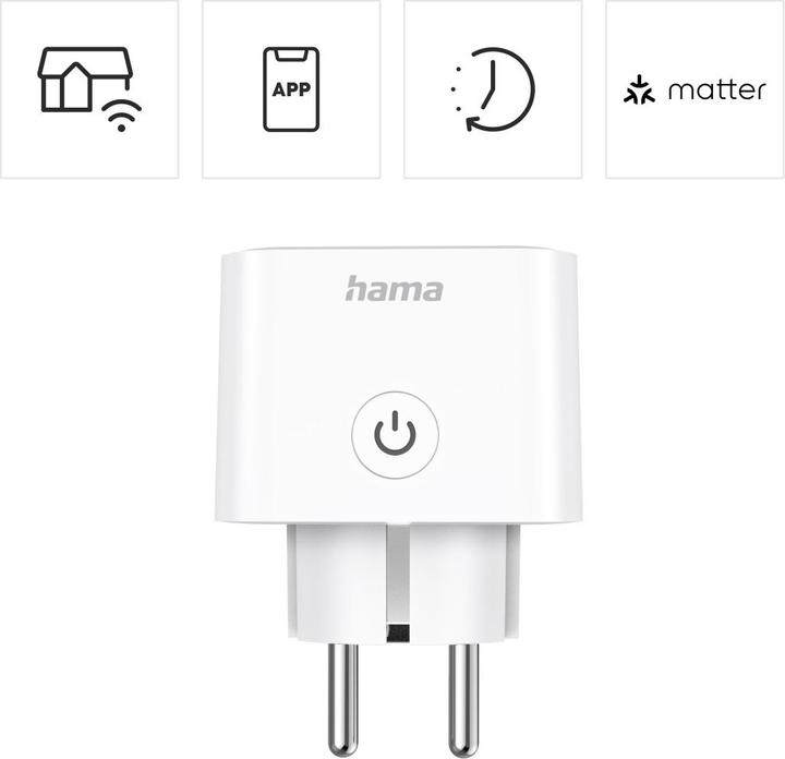 Actual product image Hama Smart WLAN socket outlet